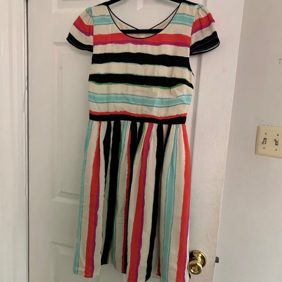 Anthropologie Maeve Striped Dress Size 2 - Picture 2 of 4